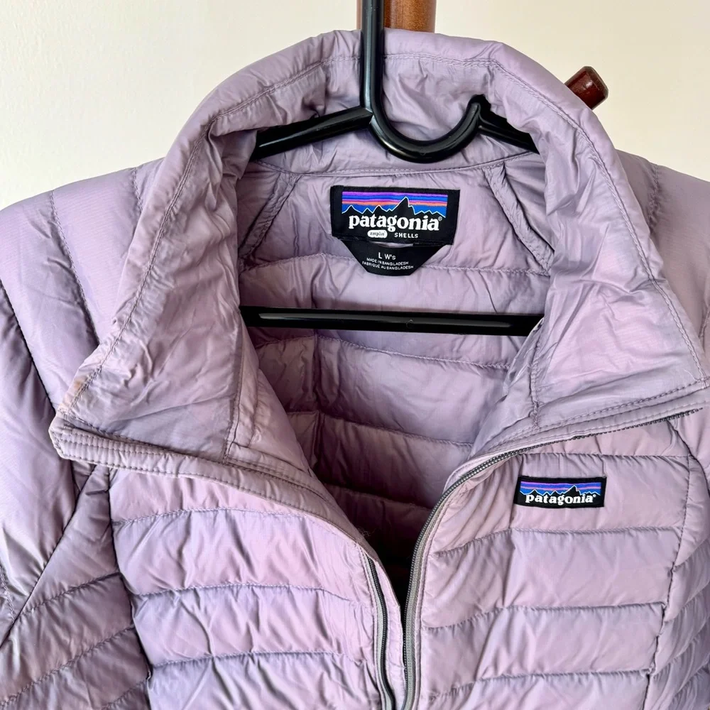 Patagonia Women’s Down Sweater Lightweight Quilted Jacket - Lavender - Picture 8 of 8